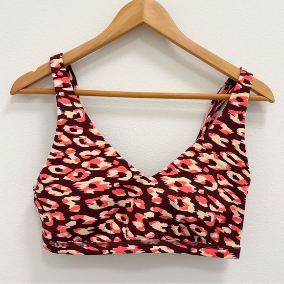 NWT Aerie Goals Plunge Sports Bra Maplewood Womens Size Large Womens Size XS - Picture 7 of 10